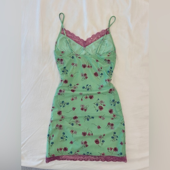 Motel Rocks Floral Mesh Dress - Picture 2 of 3